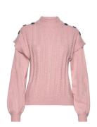 Fqclaura-Pullover Tops Knitwear Jumpers Pink FREE/QUENT