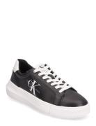 Chunky Cupsole Mono Lth Wn Low-top Sneakers Black Calvin Klein