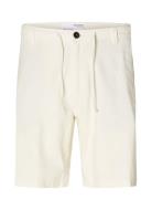 Slhregular-Brody Linen Shorts Noos Bottoms Shorts Casual Cream Selecte...