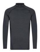 Ua Coldgear® Twist Mock Sport T-Langærmet Skjorte Black Under Armour