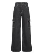 Nlnutizza Cargo Pant Bottoms Jeans Wide Jeans Black LMTD