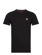 Vin T-Shirt Massimo Men Tops T-Kortærmet Skjorte Black VINSON