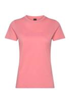 C_Elogo_5 Tops T-shirts & Tops Short-sleeved Pink BOSS