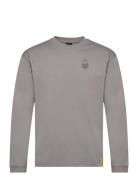 Ocean Ls Tee Sport Sweatshirts & Hoodies Sweatshirts Grey Sail Racing