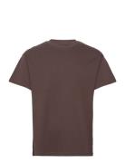 Sddanton Ss Tops T-Kortærmet Skjorte Brown Solid