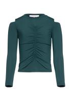 T-Shirt Tops T-shirts Long-sleeved T-Skjorte Green Rosemunde Kids