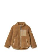 Nolan Pile Outerwear Outerwear Fleece Outerwear Fleece Jackets Brown L...