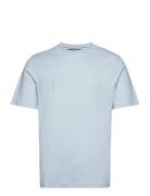 Tiburt 339 Tops T-Kortærmet Skjorte Blue BOSS