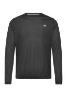 Athletics Long Sleeve Sport T-Langærmet Skjorte Black New Balance