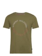 Monotype Roundle Tee Tops T-Kortærmet Skjorte Green Tommy Hilfiger