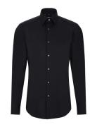 H-Hank-Kent-C1-214 Tops Shirts Business Black BOSS