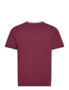 Mix&Match T-Shirt R Tops T-Kortærmet Skjorte Burgundy BOSS