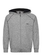 Mix&Match Jacket H Tops Sweatshirts & Hoodies Hoodies Grey BOSS