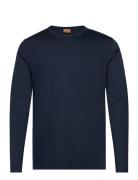 Mmgperry Ls O-Neck Tee Tops T-Langærmet Skjorte Navy Mos Mosh Gallery