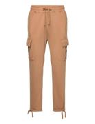 Relaxed Cargo Joggers Bottoms Sweatpants Beige Superdry