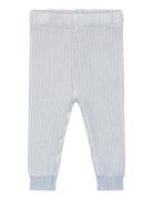 Brioche Knitted Pants Bottoms Trousers Blue Copenhagen Colors