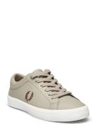 Baseline Leather Low-top Sneakers Grey Fred Perry