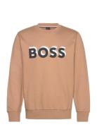 Soleri 07 Tops Sweatshirts & Hoodies Sweatshirts Beige BOSS