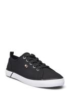 Vulc Canvas Sneaker Low-top Sneakers Black Tommy Hilfiger