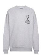 Tournament Sweatshirt Tops Sweatshirts & Hoodies Sweatshirts Grey Les ...