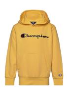 Hooded Sweatshirt Sport Sweatshirts & Hoodies Hoodies Yellow Champion