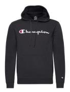 Hooded Sweatshirt Sport Sweatshirts & Hoodies Hoodies Black Champion