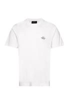 Cotton Jersey Frode Emb Logo Tee Tops T-Kortærmet Skjorte White Mads N...