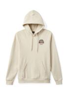 Rising Sun Hood Tops Sweatshirts & Hoodies Hoodies Cream Brixton