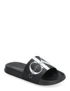 Logo Pool Slide Shoes Summer Shoes Pool Sliders Black Calvin Klein