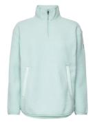 Yoke Halfzip Sport Sweatshirts & Hoodies Fleeces & Midlayers Blue Tens...