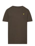 Plain T-Shirt Tops T-Kortærmet Skjorte Brown Lyle & Scott
