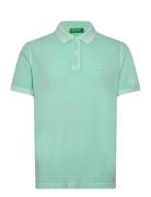 H/S Polo Shirt Tops Polos Short-sleeved Green United Colors Of Benetto...