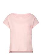 Organic Jersey Torva Tee Tops T-shirts & Tops Short-sleeved Pink Mads ...