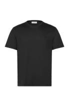 Smooth Cotton T-Shirt Tops T-Kortærmet Skjorte Black Calvin Klein
