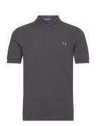 The Fred Perry Shirt Tops Polos Short-sleeved Grey Fred Perry
