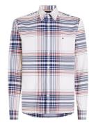 Xl Oxford Check Rf Shirt Tops Shirts Casual White Tommy Hilfiger