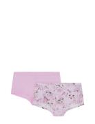 Jemma 2-Pack Night & Underwear Underwear Panties Purple Molo
