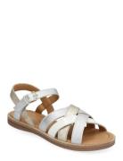 Bisgaard Aline Shoes Summer Shoes Sandals Silver Bisgaard