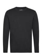 Long Sleeve Regular Tops T-Langærmet Skjorte Black Bread & Boxers