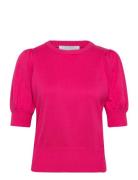 Liva Strik T-Shirt Tops Knitwear Jumpers Pink Minus