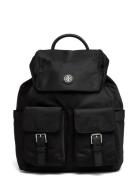 Virginia Flap Backpack Rygsæk Taske Black Tory Burch