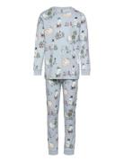Pyjama Moomin Pyjamassæt Blue Lindex