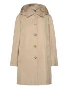 Cotton-Blend Coat Trenchcoat Frakke Beige Lauren Ralph Lauren