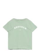 Nmnhisisbro Ls Top Tops T-Kortærmet Skjorte Green Name It