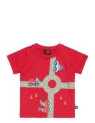 Lwtay 201 - T-Shirt S/S Tops T-Kortærmet Skjorte Red LEGO Kidswear