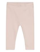 Leggings Rib Newborn Bottoms Leggings Pink Lindex