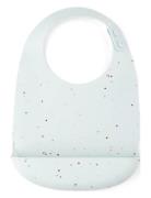 Silik Hagesmæk Confetti Blå Baby & Maternity Baby Feeding Bibs Sleevel...