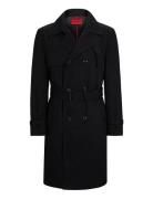 Maluks2341 Trenchcoat Frakke Black HUGO