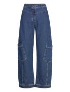 Sgdion, 2064 Denim Bottoms Jeans Wide Blue STINE GOYA