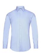 P-Hank-Kent-C1-222 Tops Shirts Business Blue BOSS